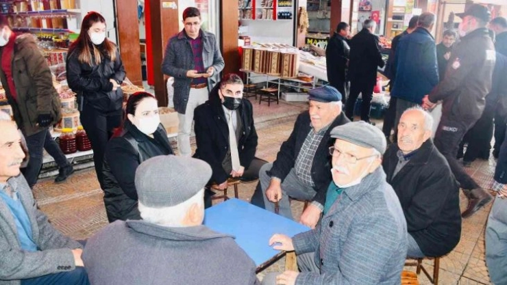 Kaymakam Demir, esnaflarla bir araya geldi