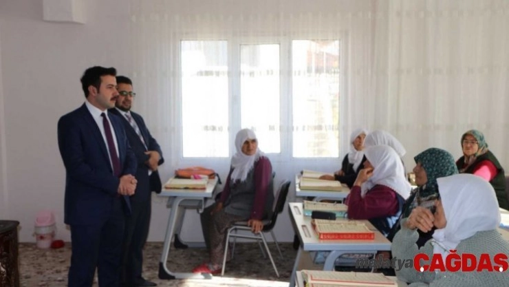 Kaymakam Fırat'tan Kuran Kursları'na ziyaret