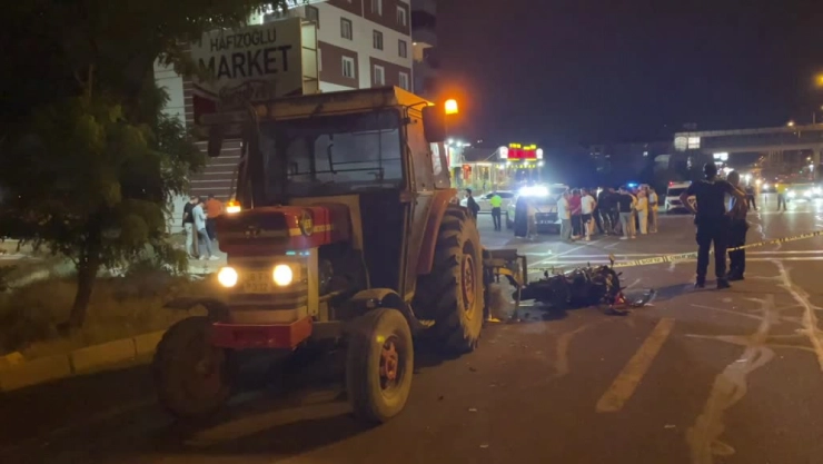 Kayseri'de Traktörle Çarpışan Motosiklet Sürücüsü Hayatını Kaybetti