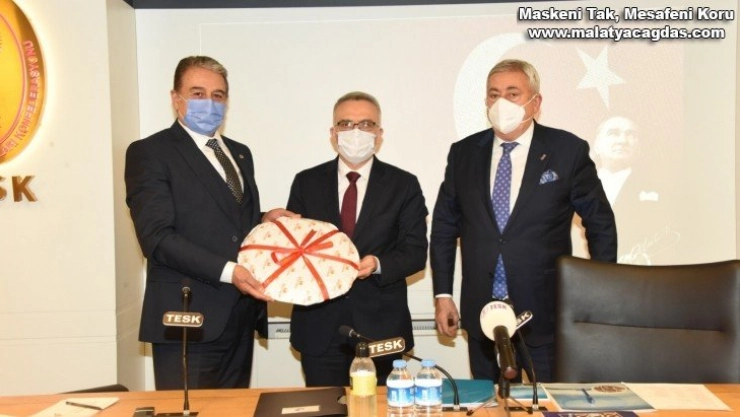 Keskin, Esnafın beklentisi MB Başkanı Ağbal'a iletildi