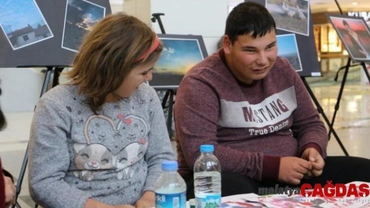 Kırka özel eğitim öğrencilerinden anlamlı sergi