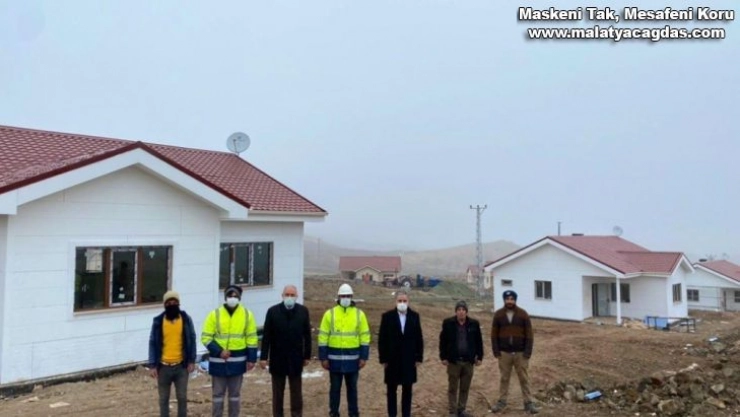 Kırsal mahallelerdeki deprem konutları yükseliyor