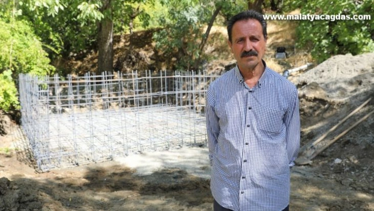 Kırsala sulama havuzu desteği