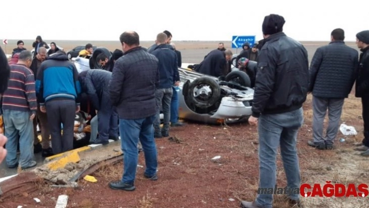 Konya'da trafik kazası: 1 ölü, 8 yaralı