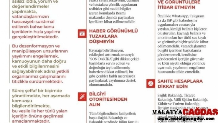 Korona virüs takibiyle ilgili açıklama