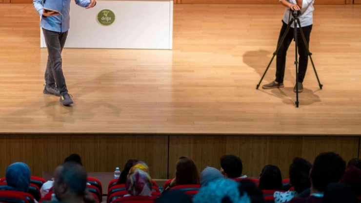 Kösen ve Karakoç, tecrübelerini öğrencilerle paylaştı