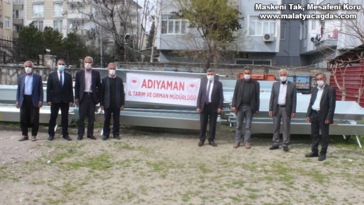 Köylere sıvat dağıtımı yapıldı