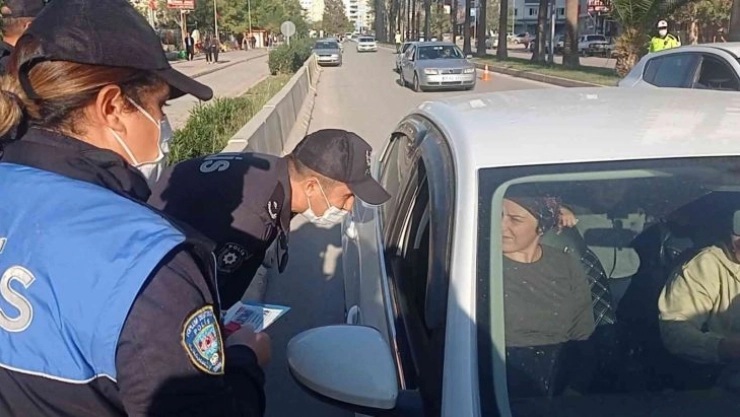 Kozan'da emniyet kemeri denetimi