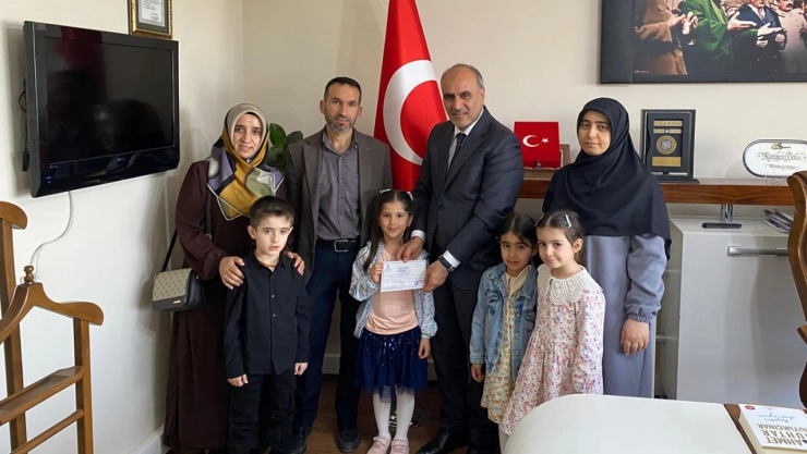 Kur'an kursu öğrencilerinden Gazze'ye anlamlı destek