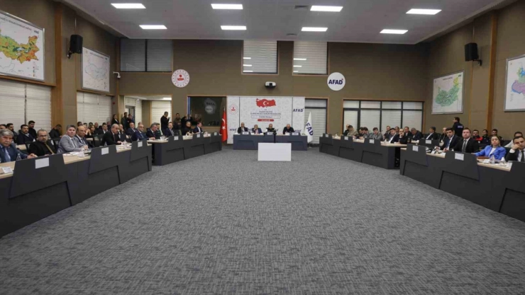 Elazığ'da İl Afet Risk Azaltma Planı ele alındı