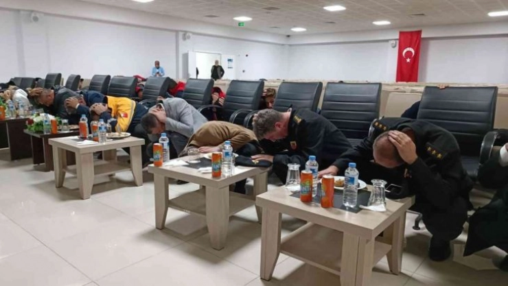 Malatya'da Çök Kapan Tutun tatbikatı