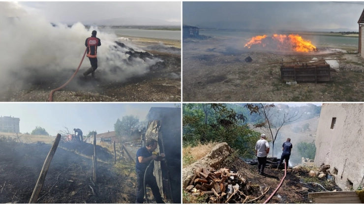 Malatya'da Alevlere Geçit Yok: İtfaiye Bir Günde 41 Olaya Müdahale Etti