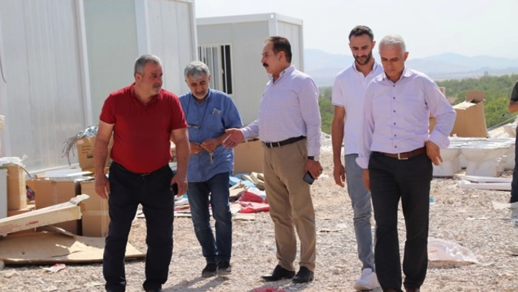 Malatya'da esnaf ve ustaları için konteyner kent kuruluyor