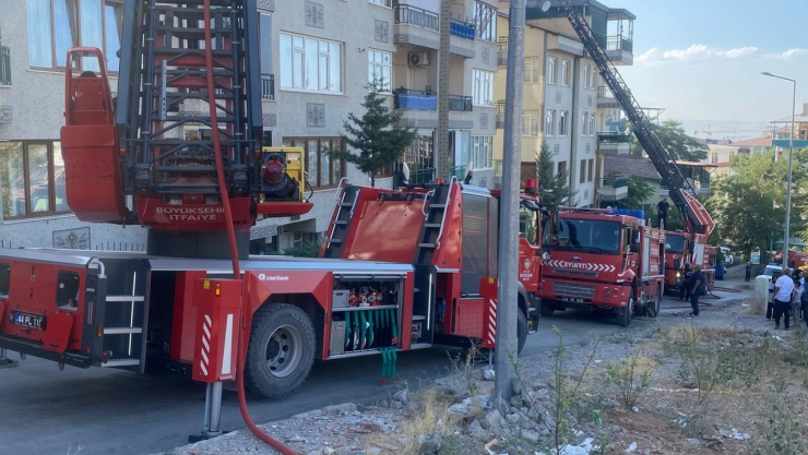 Malatya'da Ev Yangını Korkuttu