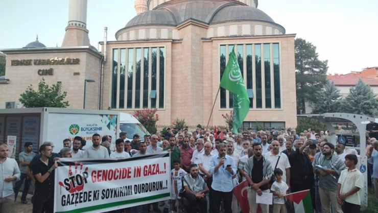 Malatya'da Gazze İçin Yürüyüş: ''Zaman Nutuk Zamanı Değil, Eylem Zamanı!''