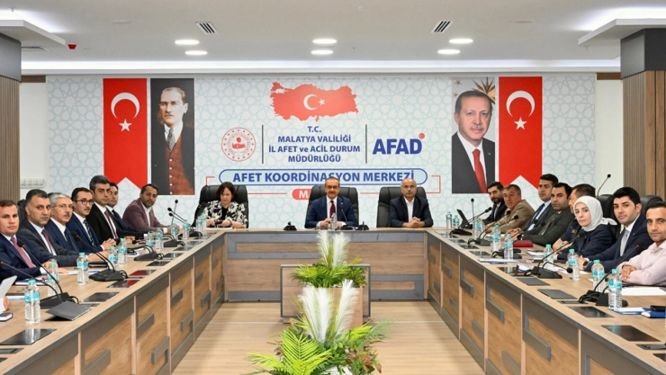 Malatya'da İl Afet Koordinasyon toplantısı gerçekleştirildi