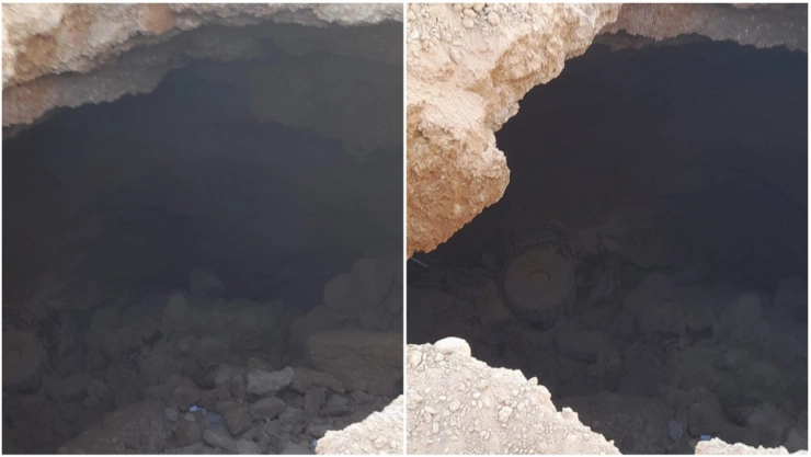 Malatya'da Yol Çalışmasında Facia: Operatör Obruğa Düştü