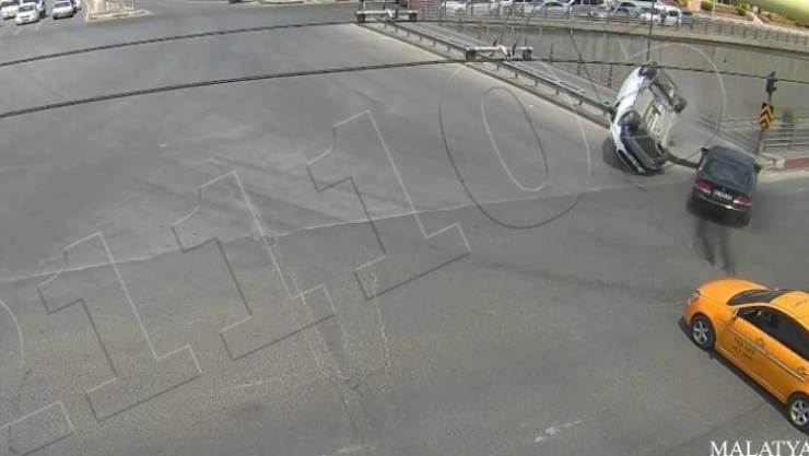 Malatya'daki kazalar kamerada