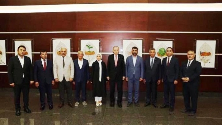 Malatya heyetinden Cumhurbaşkanı Erdoğan'a ziyaret