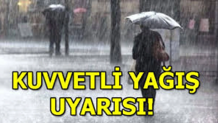 Malatya ve Çevre İllerde Kuvvetli Sağanak Yağış Uyarısı!