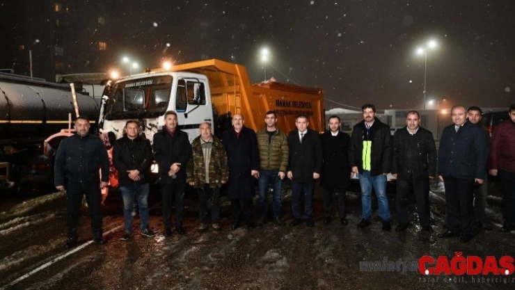 Mamak bin kişilik kar timi ile kışa hazır