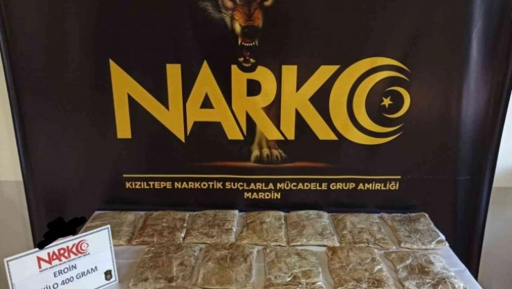 Mardin'de vücutlarına sardıkları 8 kilo eroin ile yakalanan 2 şahıs tutuklandı