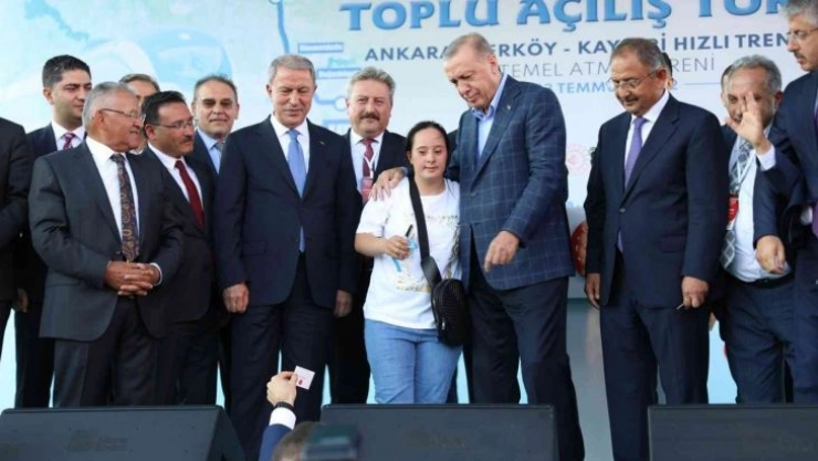 Melikgazi'deki birçok yatırımın açılışını Cumhurbaşkanı gerçekleştirdi