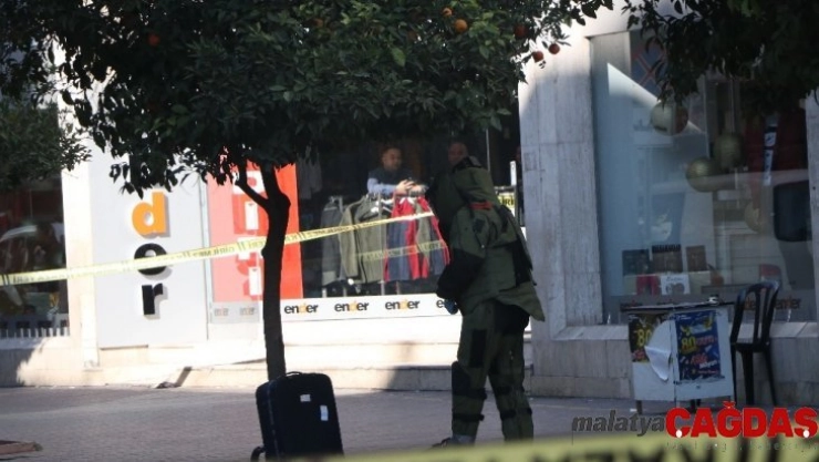 Mersin'de şüpheli valiz paniği