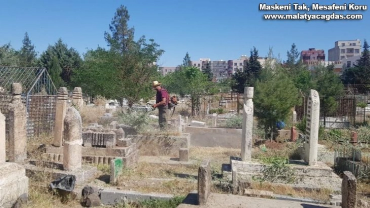 Mezarlıklarda çevre temizliği