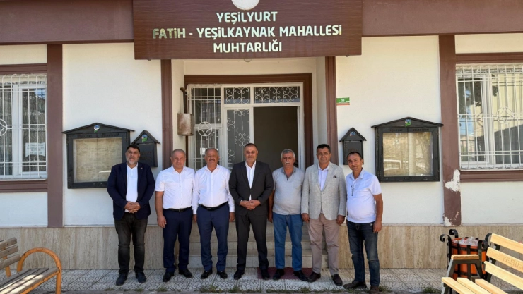 MHP'den Yeşilyurt'ta Muhtarlar Ziyareti