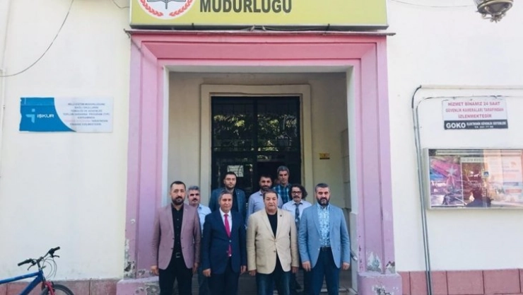 MHP heyetinden İl Milli Eğitim Müdürü Tatlı'ya ziyaret