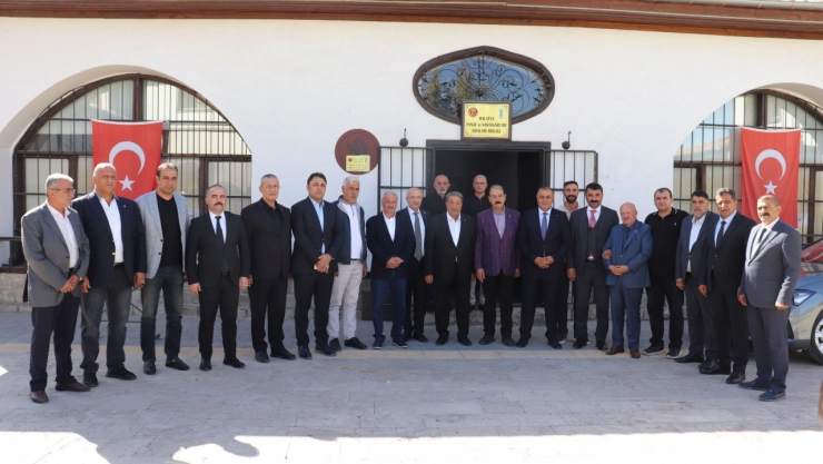 MHP Heyetinden MESOB Başkanı Keskin'e ziyaret