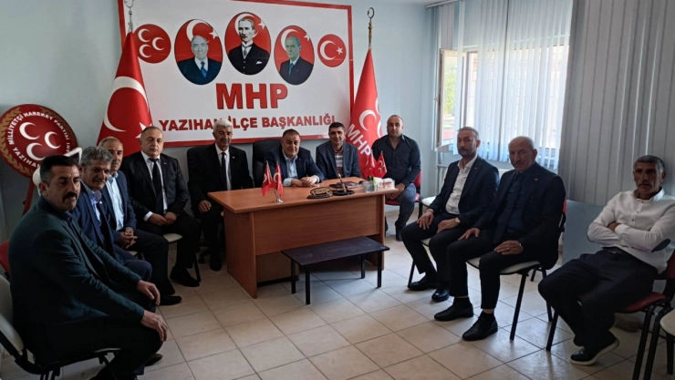 MHP ve AK Parti'den Yazıhan'da Birlik ve İstişare Ziyareti