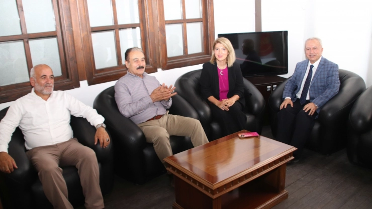 Milletvekili Ölmeztoprak'an MESOB Başkanı Keskin'e Ziyaret