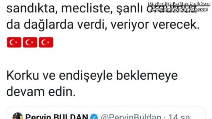Milletvekili Toprak'tan Pervin Buldan'a sert cevap