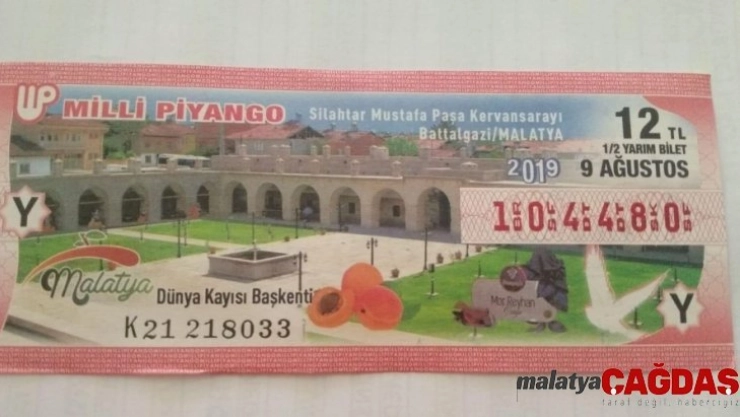 Milli Piyango biletlerinde Malatya'ya yer verildi