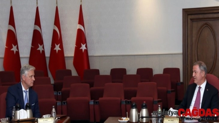 Milli Savunma Bakanı Akar, ABD Ulusal Güvenlik Danışmanı O'Brien'ı kabul etti