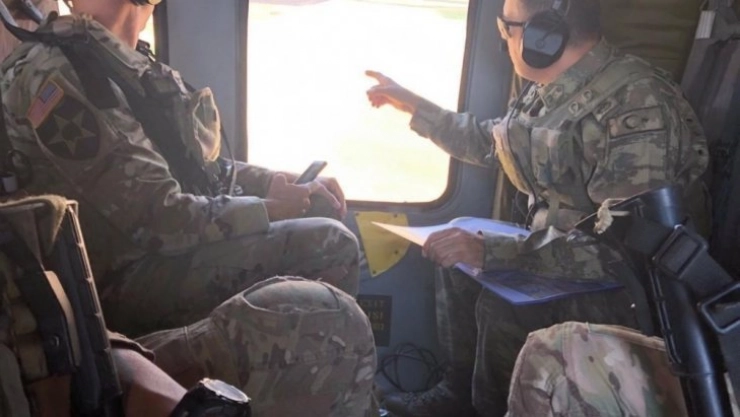 2 Türk ve 2 ABD helikopteri, üçüncü ortak helikopter uçuşunu gerçekleştirdi