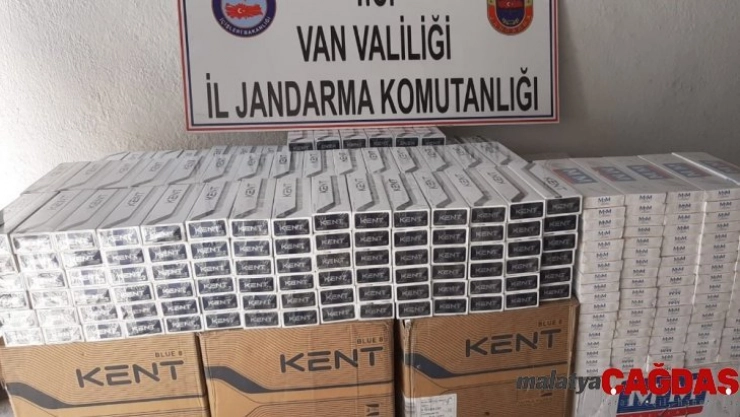 Muradiye 11 bin 500 paket kaçak sigara ele geçirildi