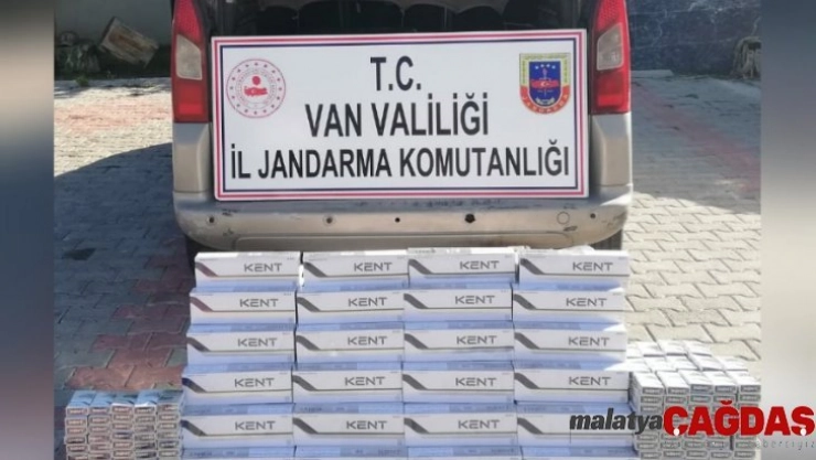 Muradiye'de 2 bin 440 paket kaçak sigara ele geçirildi