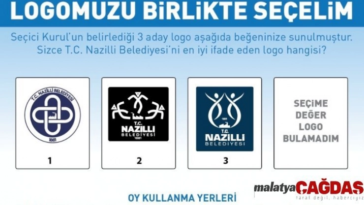 Nazilli Belediyesi logo yarışması için halk oylaması başlıyor