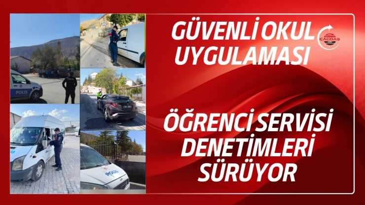 Öğrenci Servisi Denetimleri Sürüyor