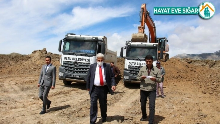 Oltu Organize Sanayide çalışmalara başladılar