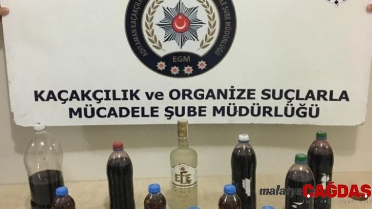 Operasyonda sahte içki ele geçirildi