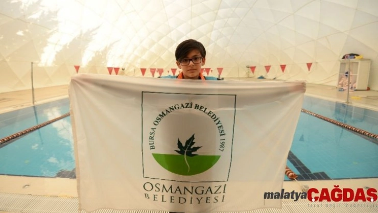 Osmangazili kulaçtan bronz madalya