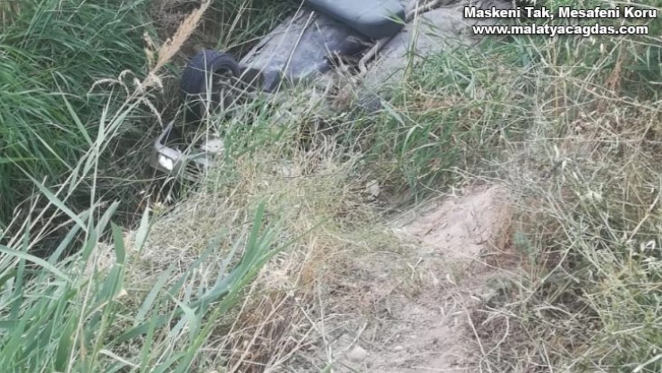 Otomobil sulama kanalına düştü: 2 yaralı