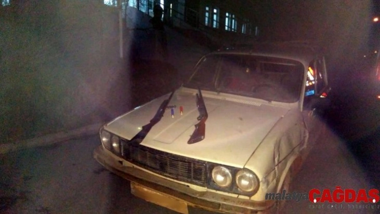 Otomobille far avına 5 bin lira ceza kesilirken, avcıların aracına el konuldu
