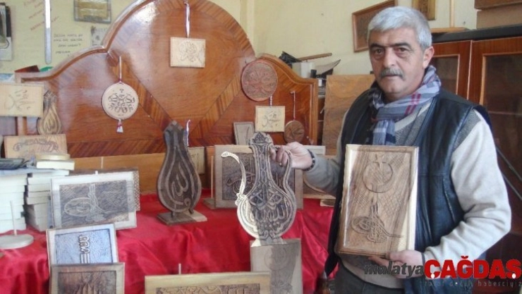 (Özel) 34 yıldır ceviz ağaçlarını sanat eserine dönüştürüyor
