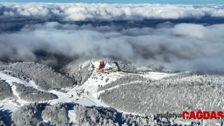 (Özel) Doğal güzelliğiyle büyüleyen Kartepe havadan görüntülendi