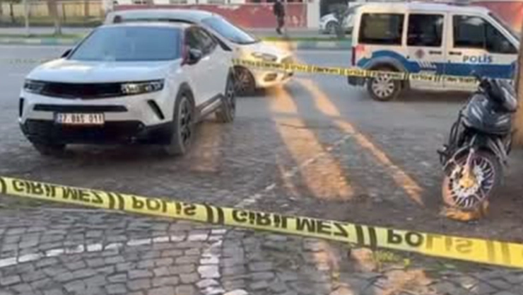 Park halindeki araca silahlı saldırı